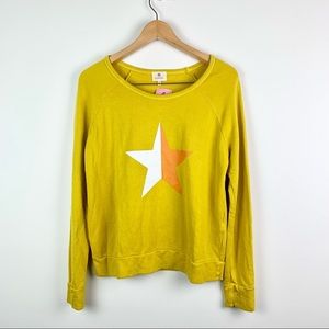 Anthropologie Sundry Star Sweatshirt S
